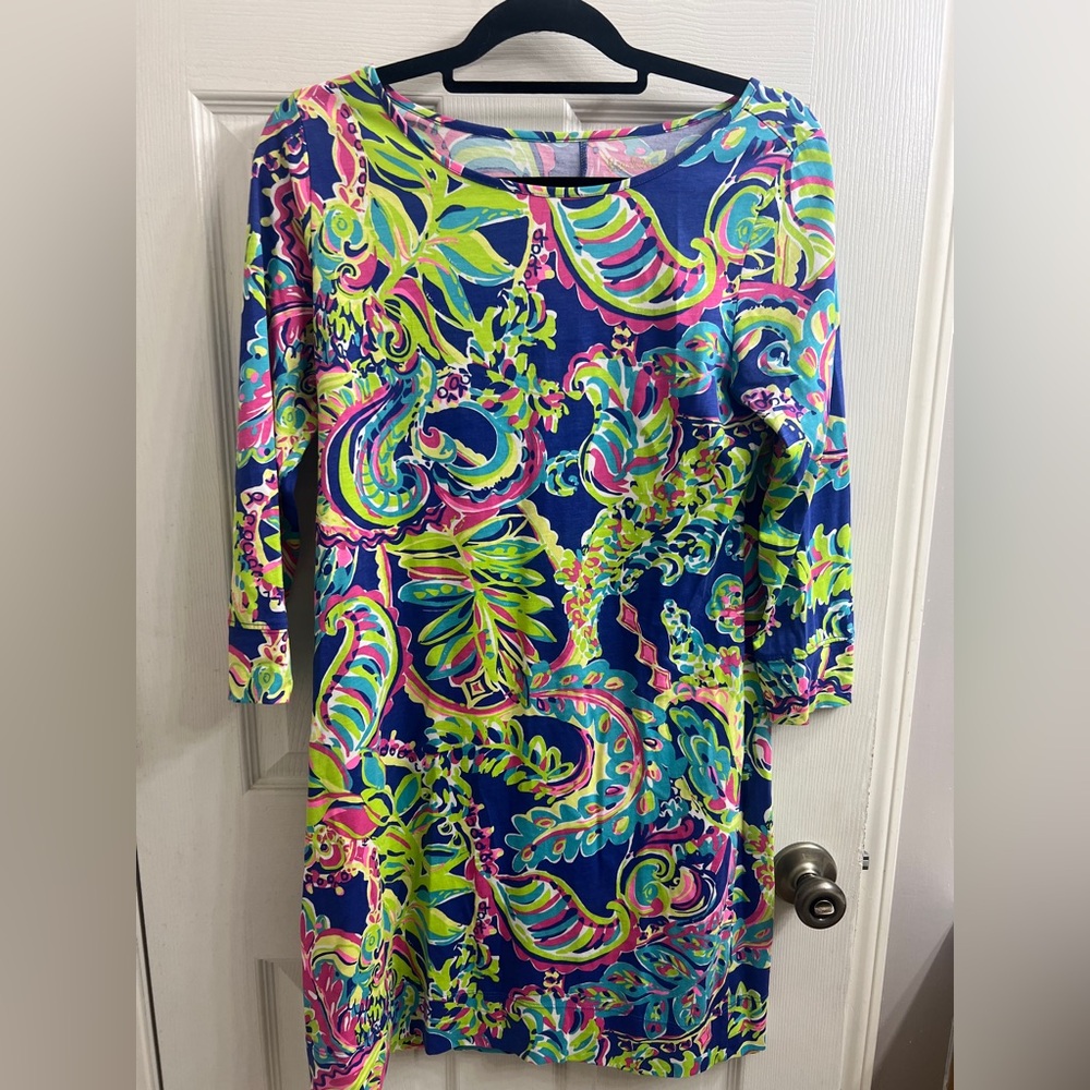 Lilly Pulitzer Marlowe Toucan Play Pima Cotton Dress M